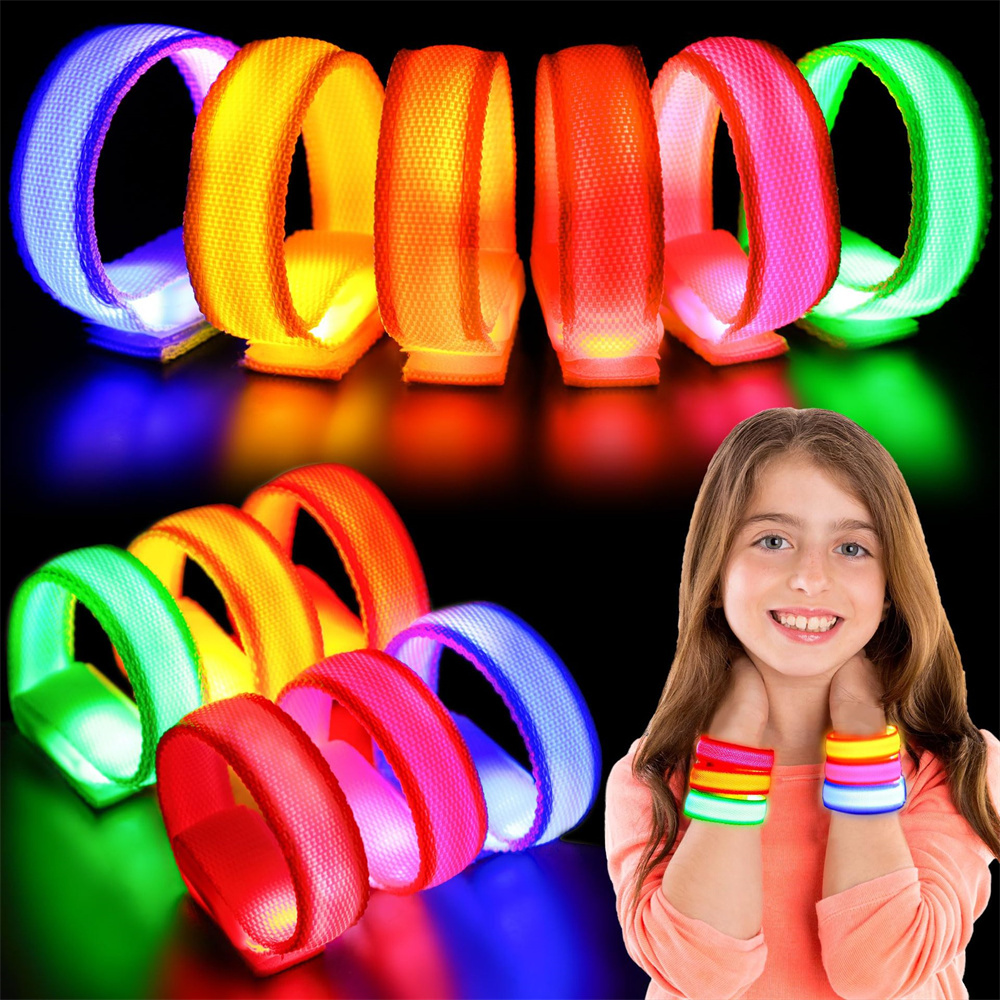 Coordinates Bracelet - LED 반사 팔찌 나일론 조정 가능한