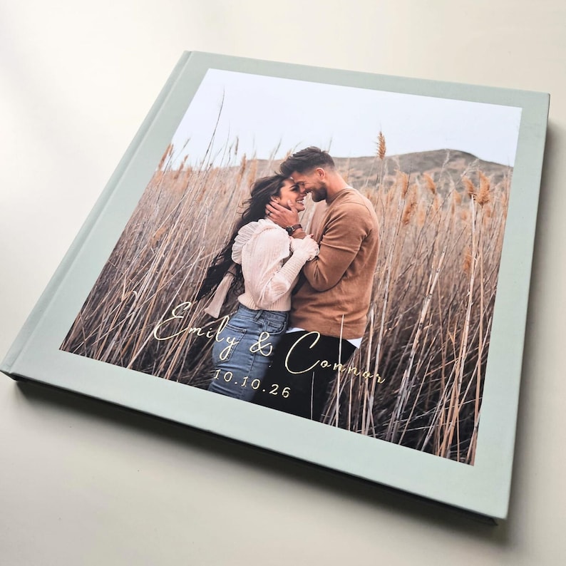 Custom Photo Book - 맞춤형 웨딩 방명록 (포일 및 사진