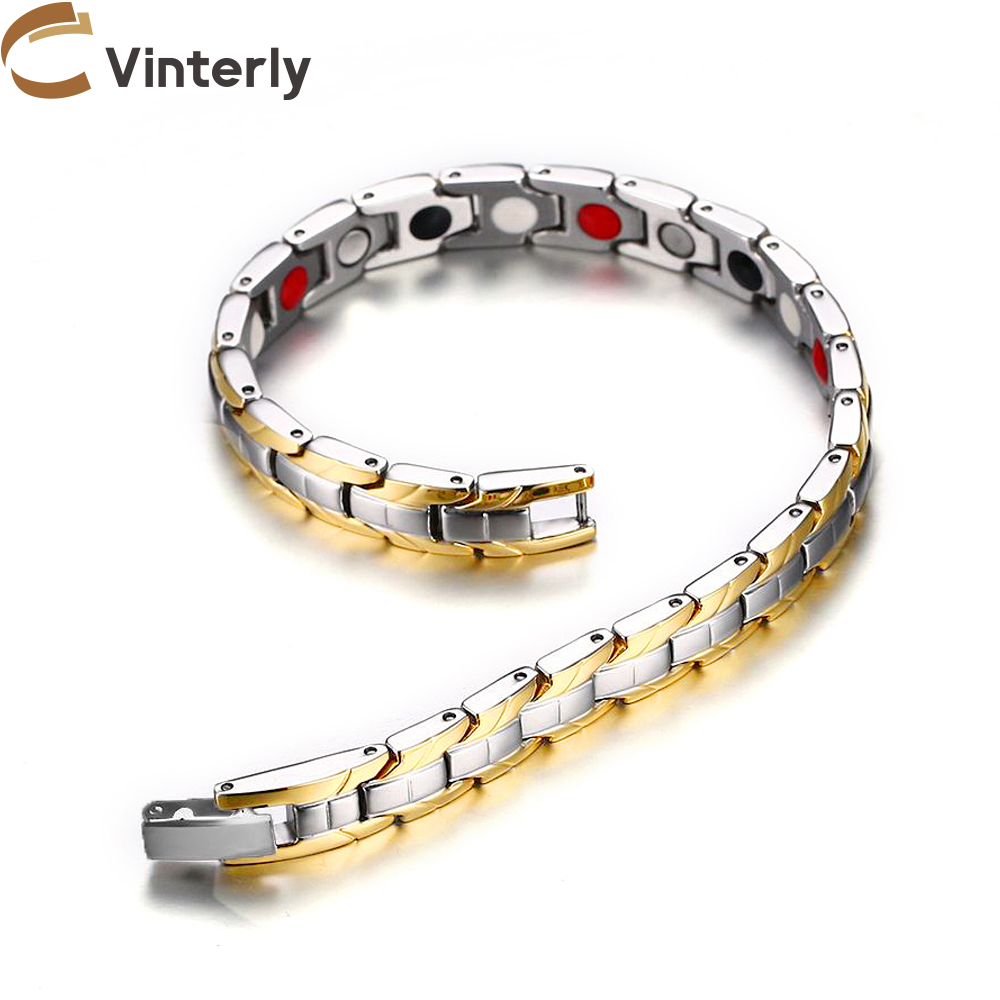 Coordinates Bracelet - Vinterly 자기 팔찌 건강 에너지 체인