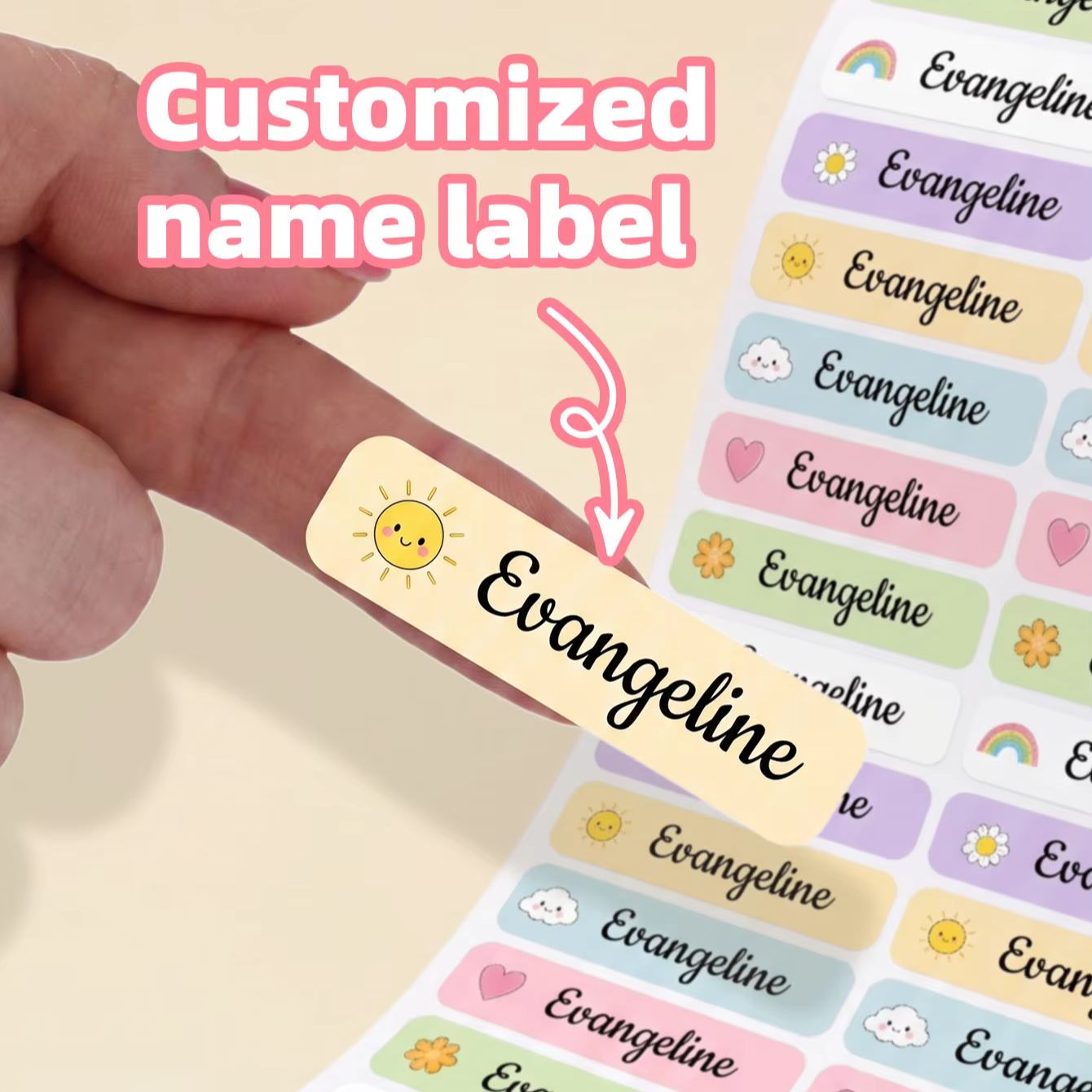 1-220PCS 맞춤형 개인 이름 스티커, 물병, 보관 - Personalized Name Box 리뷰 및 가격