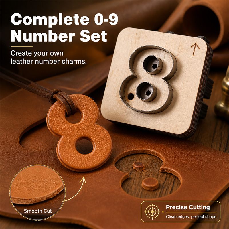 0-9 숫자 가죽 키체인 공예용 커팅 몰드 알파벳 숫자 - Monogram Keychain Leather 리뷰 및 가격