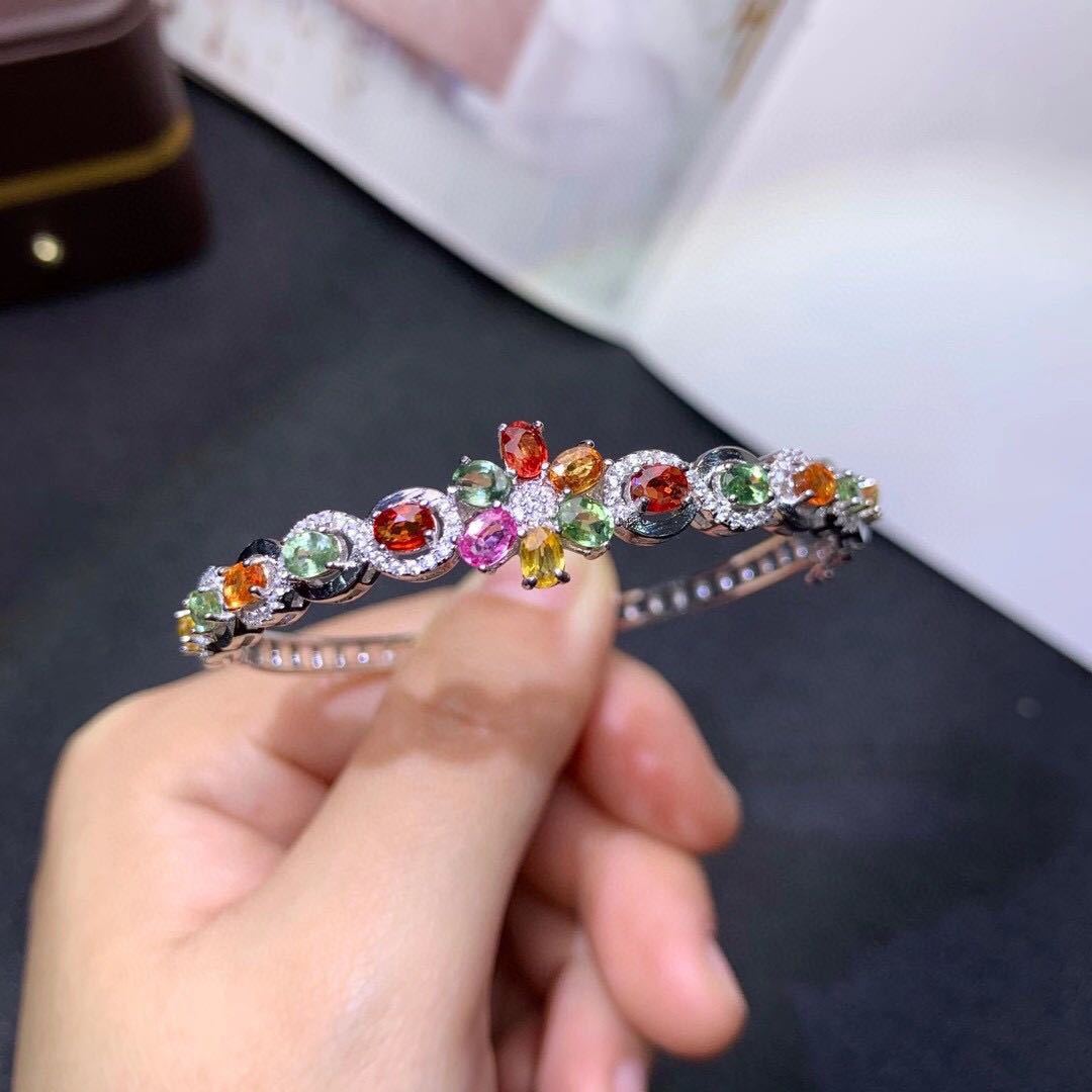 Foydjew 여성용 럭셔리 레인보우 캔디 컬러 팔찌, - Coordinates Bracelet 리뷰 및 가격