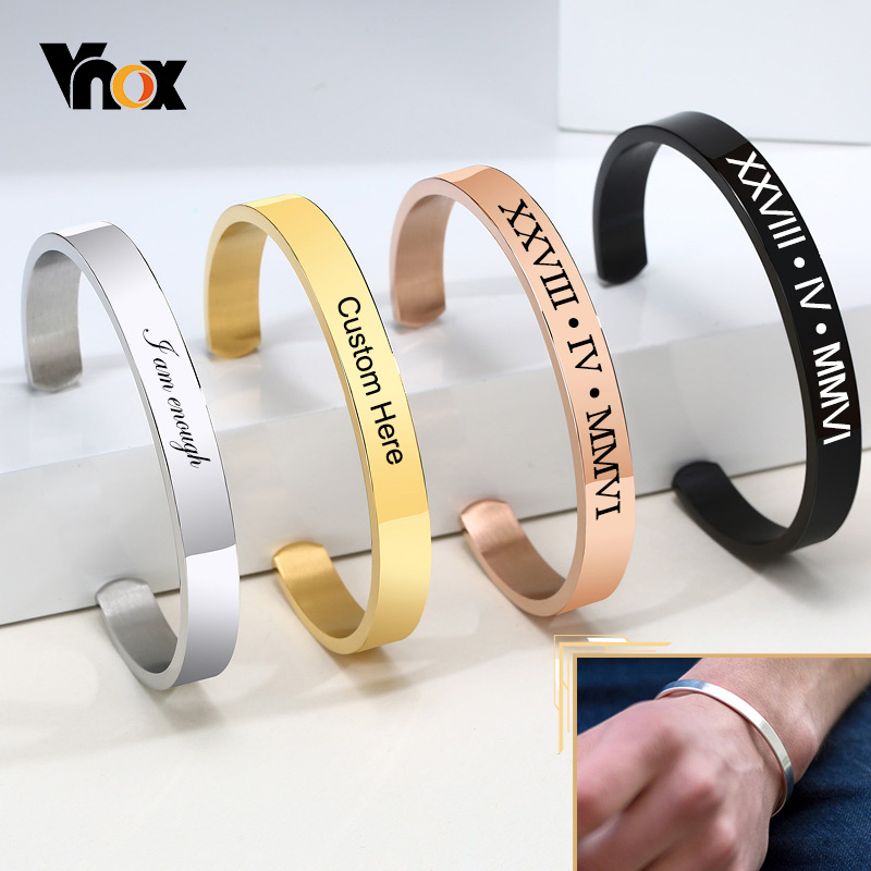 Vnox Dropshipping 남성 여성을위한 맞춤형 - Coordinates Bracelet 리뷰 및 가격