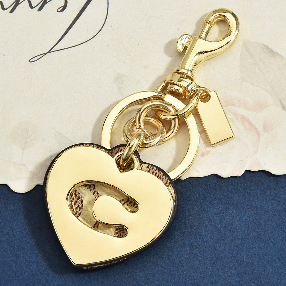 이니셜 C 모노그램 가방 참 키체인 시그니처 캔버스 가 - Monogram Keychain Leather 리뷰 및 가격