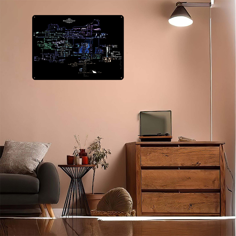할로우 나이트 할로우네스트 맵 라이트리 3D 메탈 포스 - Custom Map Poster 리뷰 및 가격