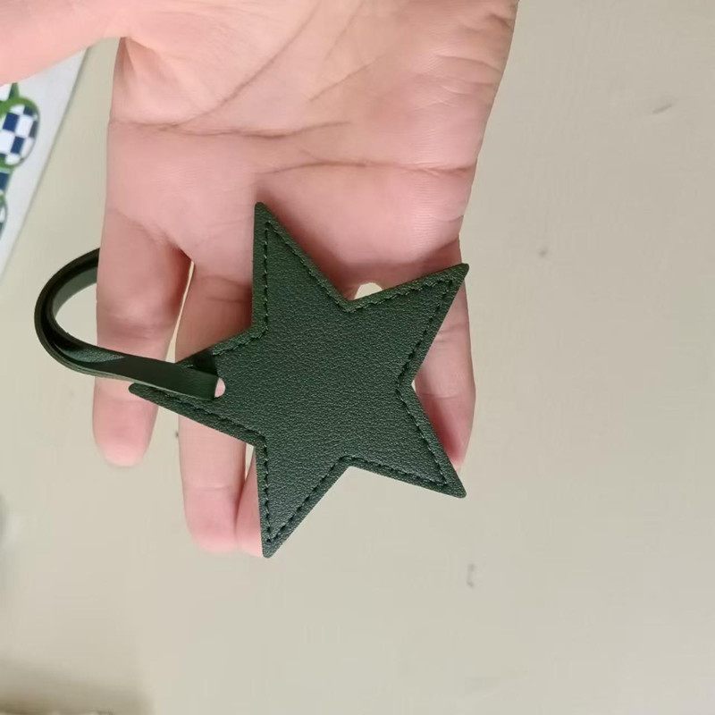 무료 이니셜 다섯개 별 가죽 수하물 펜던트 스타 pu  - Monogram Keychain Leather 리뷰 및 가격